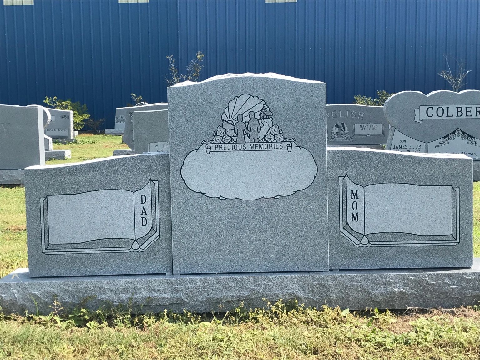 Custom monument design 13 by Jeff Davis Monument Company