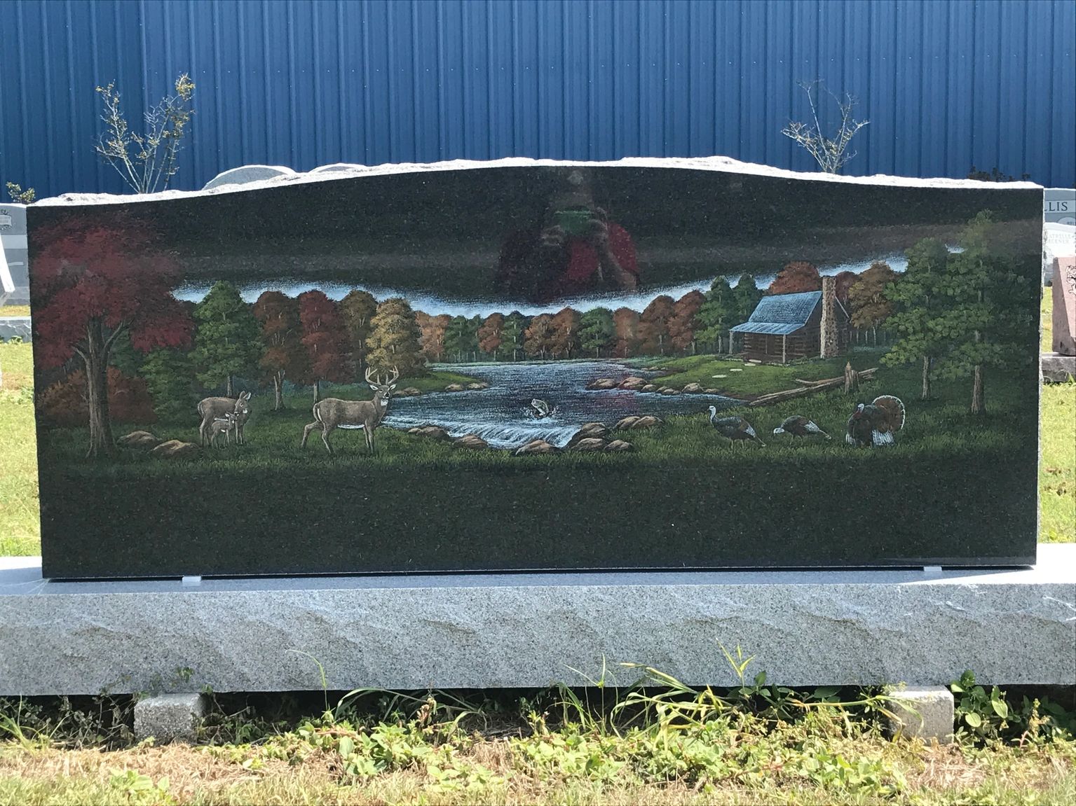 Custom monument design 9 by Jeff Davis Monument Company